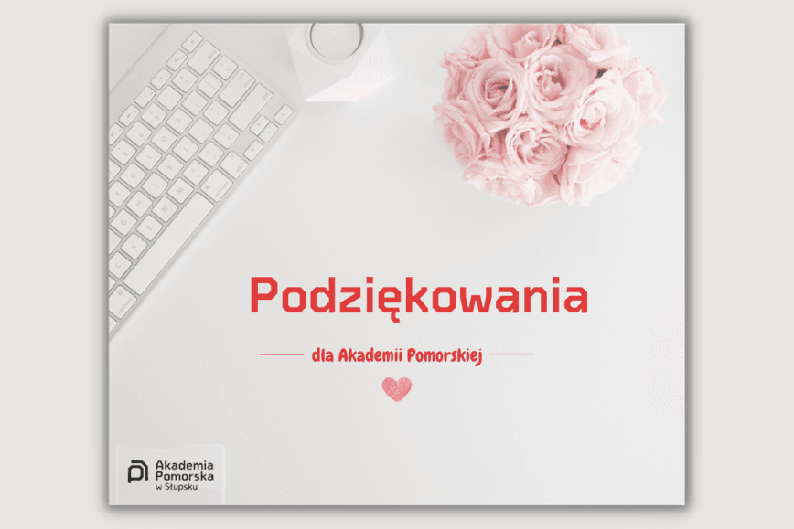Akademia Pomorska otrzymała podziękowania od Miasta Słupska