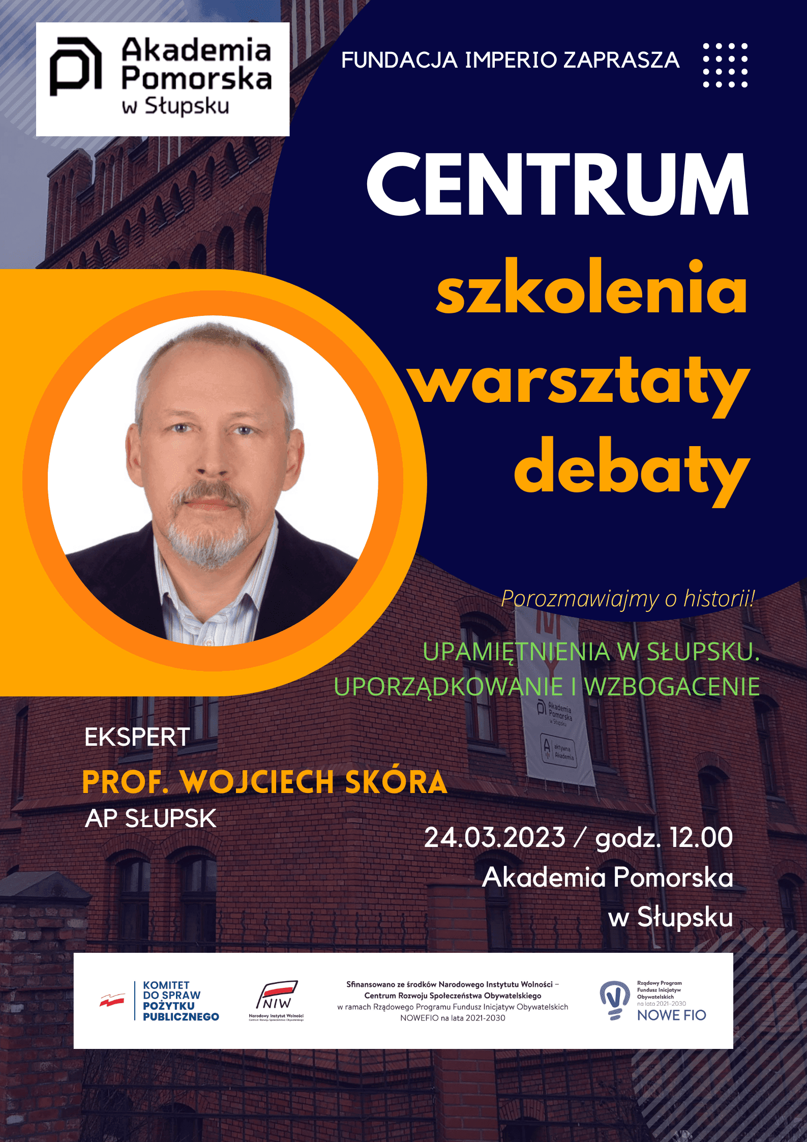 Zapraszamy na debatę z Profesorem Wojciechem Skórą