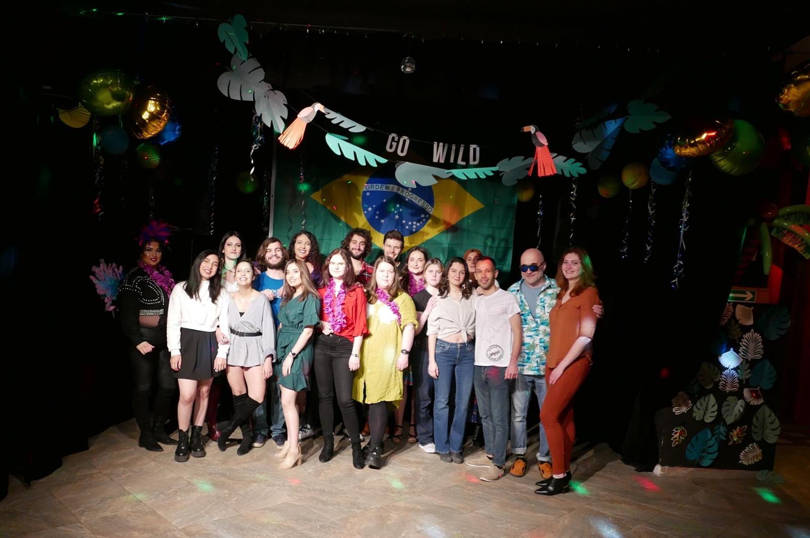 Karnawał w Rio de Janeiro dla studentów międzynarodowych, którzy studiują w słupskiej Uczelni w ramach wymiany studenckiej w programie Erasmus+
