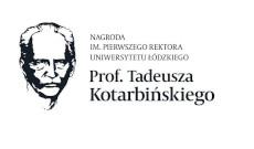 Nagroda im. Pierwszego Rektora Uniwersytetu Łódzkiego Profesora Tadeusza Kotarbińskiego