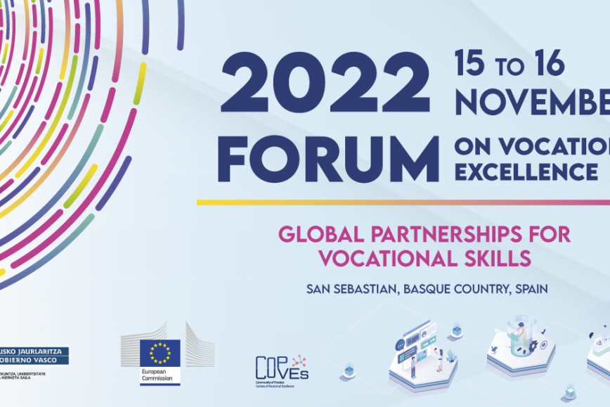 Our University represented at 2022 Forum on Vocational Excellence in San Sebastián, Spain