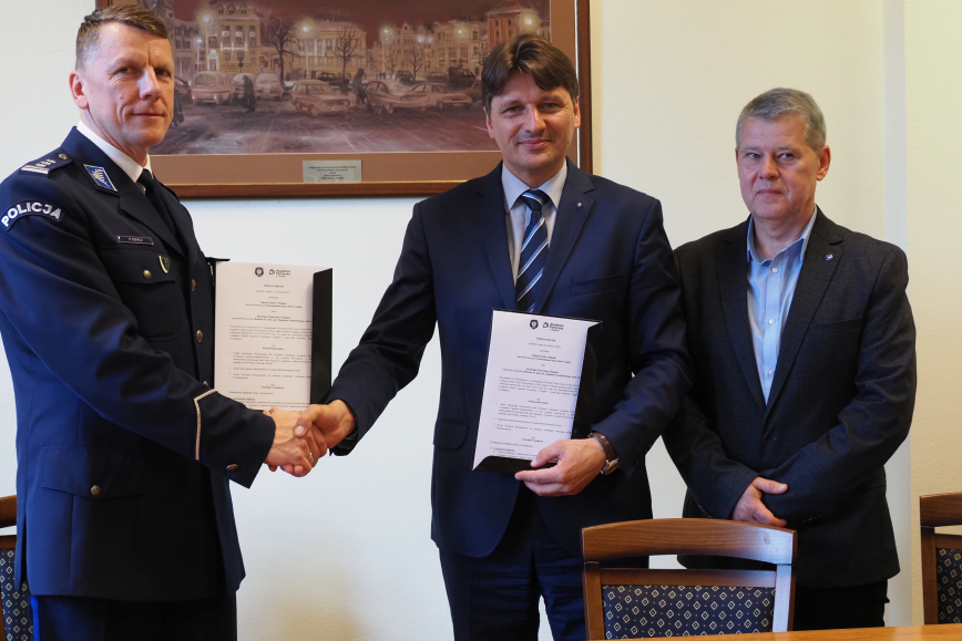 Porozumienie pomiędzy Akademią Pomorską w Słupsku a Szkołą Policji